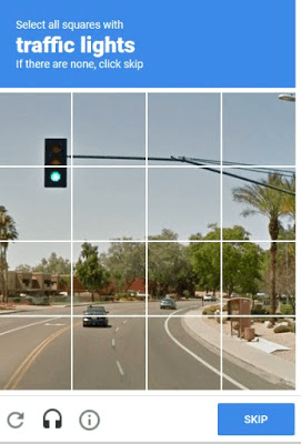 Grid-based captcha example