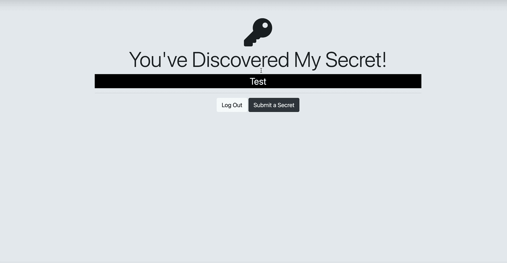 Secrets Web App